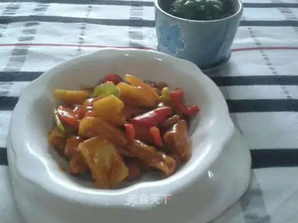 Pineapple gourmet salmon