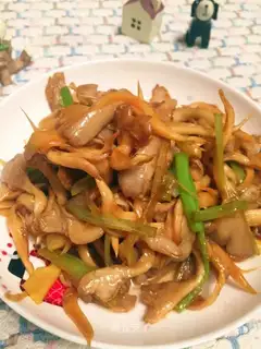 Fry mushrooms