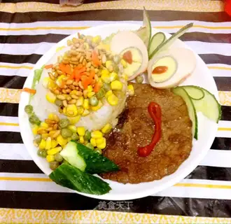Pine corn steak