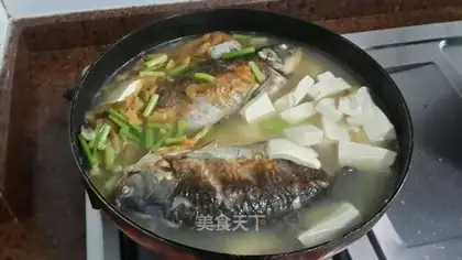 Squeeze and tofu soup
