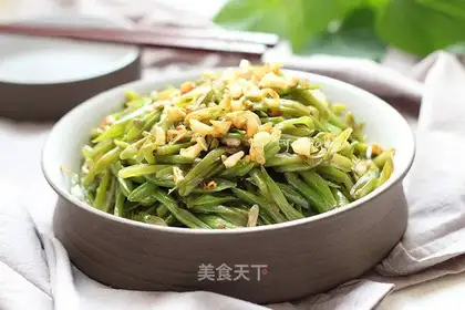 ♪ Garlic beans ♪