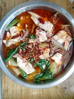Boiled fish