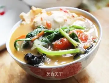 Sour and veal soup