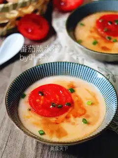 Tomato steamed eggs