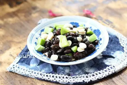 cucumber apricot beans