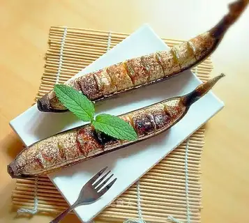 Coco baked bananas