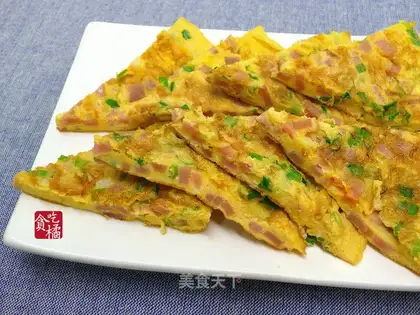Onion ham and eggs