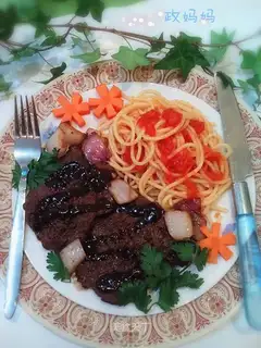 Steak pasta