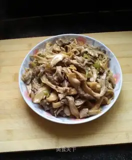 Fry mushrooms
