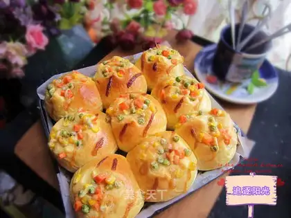 Corn salad bread