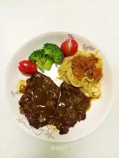 It's usually black pepper steak