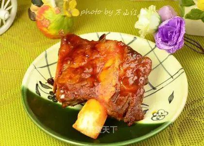 Roasted Olympian steak