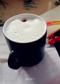A cucumber yogurt cup