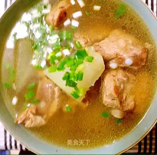 Pork bouquet soup