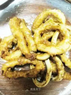 Garlic squid rings