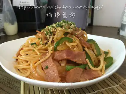 Bacon noodles