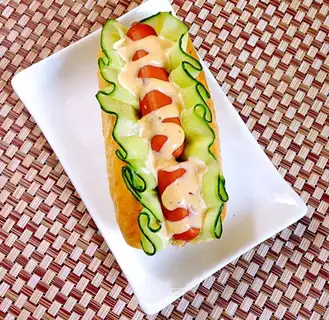 cucumber hot dog bread