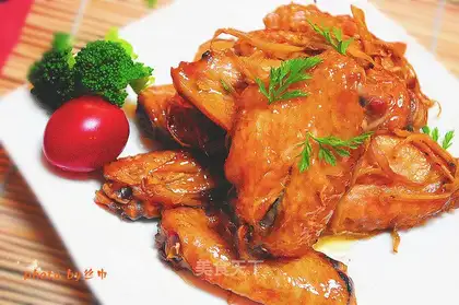Chicken wings of ginger honey