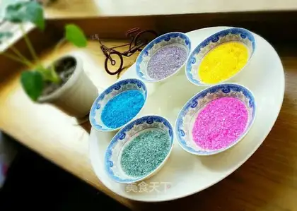 Colored frosting