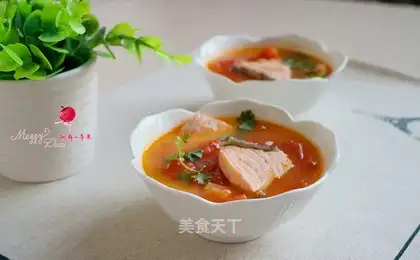 salmon tomato soup