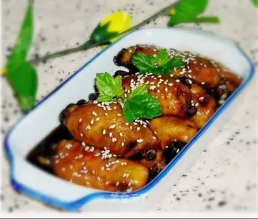 Three chicken wings