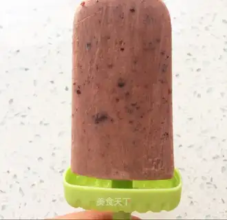 Red bean cream popsicle