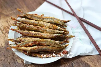 Fried pasta fish