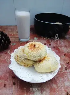 Peanut soy and soy sesame pancakes