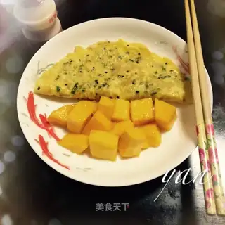 Onion omelet