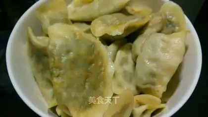 The cranberry meat dumplings