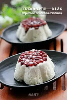 Red bean steamed cake