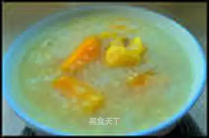 Chestnut and sweet potato porridge