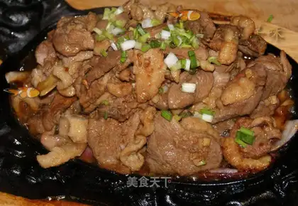 sizzling duck breast