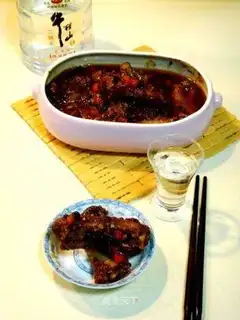 Steamed pork ribs with black bean sauce