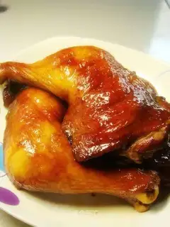 Crispy roasted chicken legs
