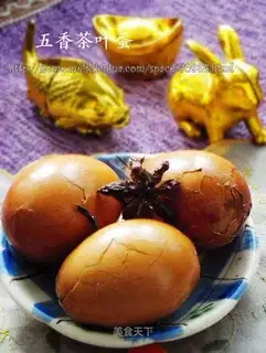 Spiced tea egg