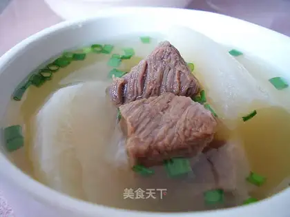 Stewed beef with radish