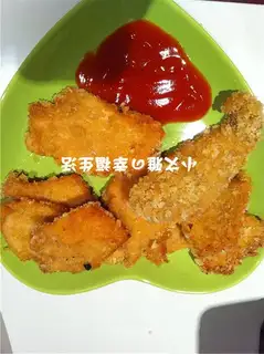 Crispy fried chicken steak
