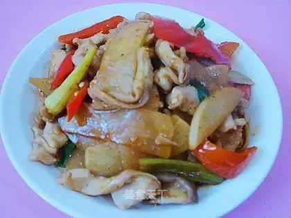 stir-fried tripe with sour radish
