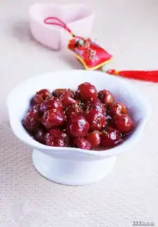 stir-fried red fruits with osmanthus flowers