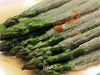 Bamboo fungus and asparagus