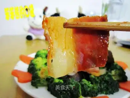 stir-fried broccoli with bacon