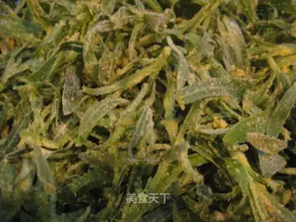 Steamed wild vegetables