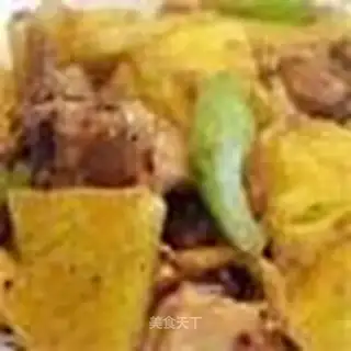 Fried chicken with pineapple