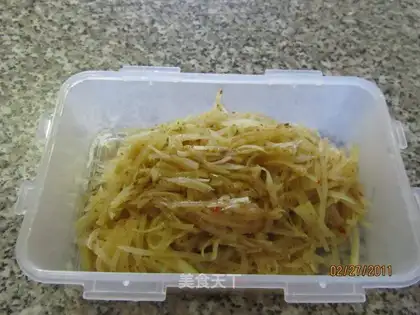 shredded cumin potatoes