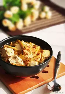 Pickled and tofu casserole