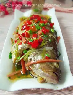 steamed bass