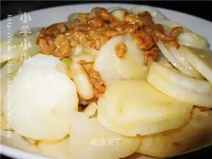 Yams and shrimps