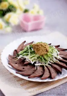 mustard pork liver