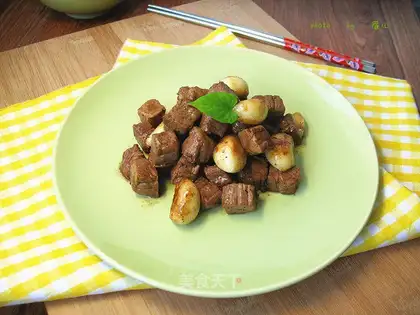 Black pepper garlic steak